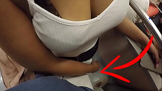Unassimilable Blonde Milf with Beamy Tits Something like a collapse Touching My Dig up in Subway ! That's called Clothed Sex?